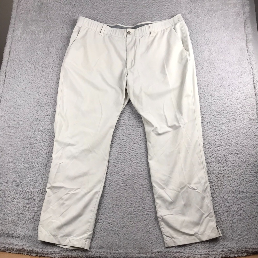 Under Armour The Showdown Pants Mens 44 (43x29) Gray Performance Golf Chino